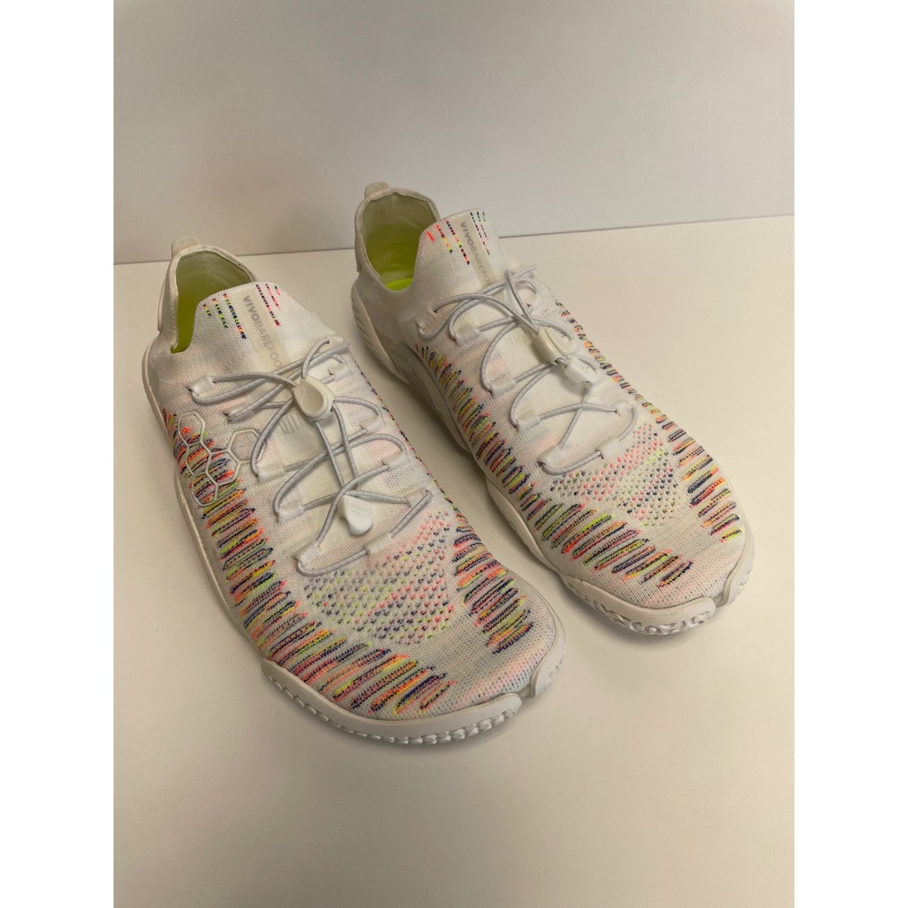 Vivobarefoot Motus Flex Womens EU 39 US 8.5 NWOB Rainbow White Space Dye